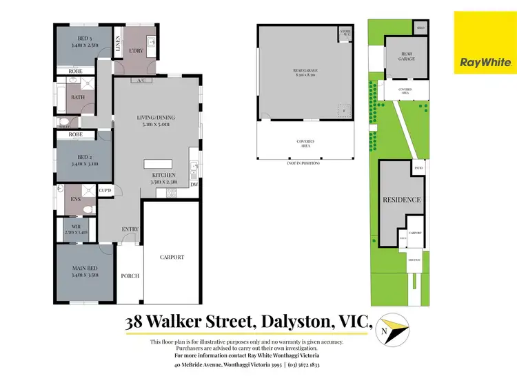 Floorplan of Homely house listing, 38 Walker Street, Dalyston VIC 3992