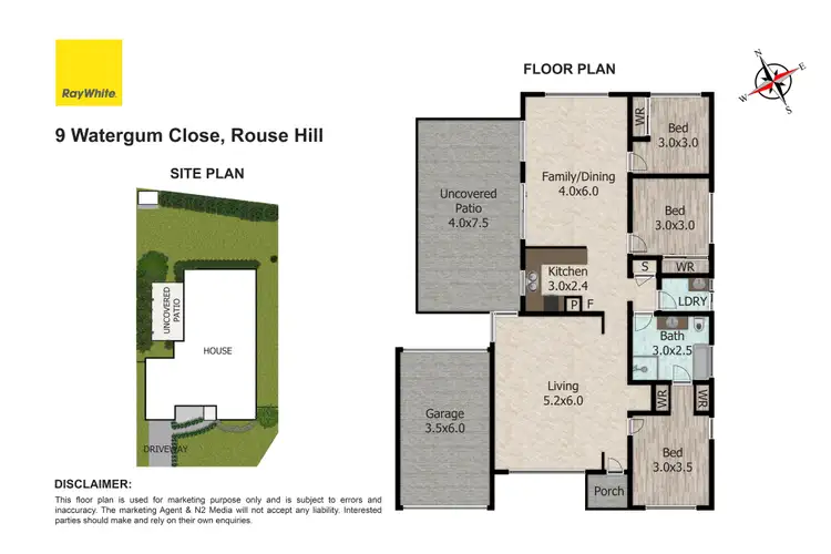 Floorplan of Homely house listing, 9 Watergum Close, Rouse Hill NSW 2155