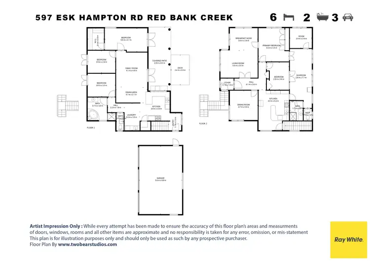 Floorplan of Homely house listing, 597 Esk Hampton Road, Redbank Creek QLD 4312