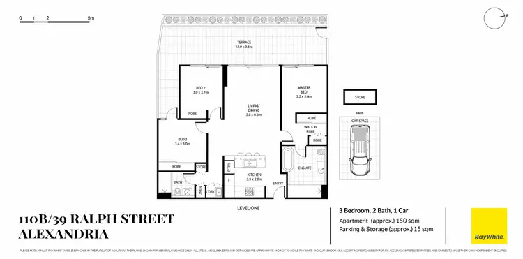 Floorplan of Homely apartment listing, 110B/39 Ralph Street, Alexandria NSW 2015