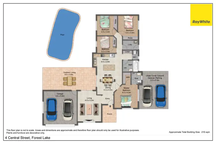 Floorplan of Homely house listing, 4 Central Street, Forest Lake QLD 4078
