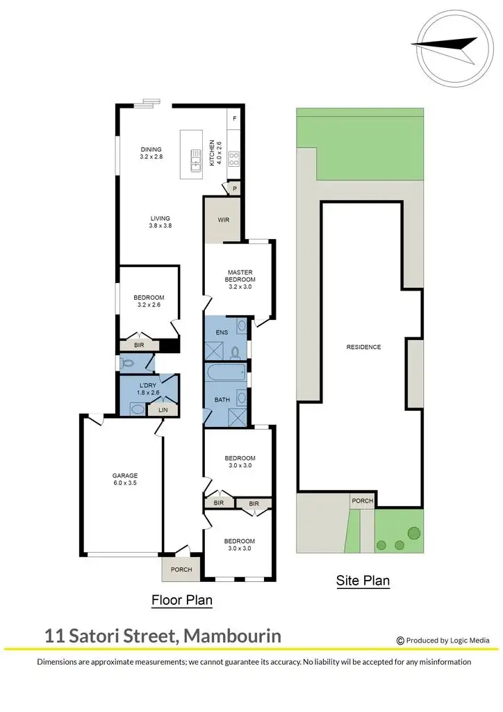 Floorplan of Homely house listing, 11 Satori Street, Mambourin VIC 3024
