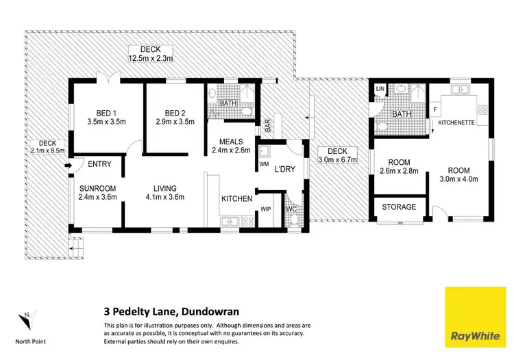 Floorplan of Homely house listing, 3 Pedelty Lane, Dundowran QLD 4655