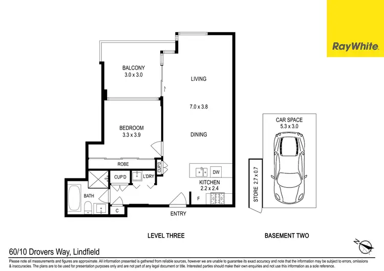 Floorplan of Homely unit listing, 60/10 Drovers Way, Lindfield NSW 2070