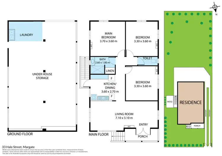 Floorplan of Homely house listing, 33 Hale Street, Margate QLD 4019