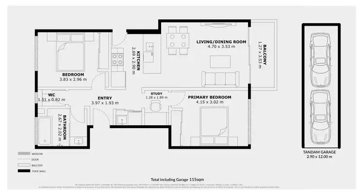 Floorplan of Homely apartment listing, 6/25 Lenneberg Street, Southport QLD 4215