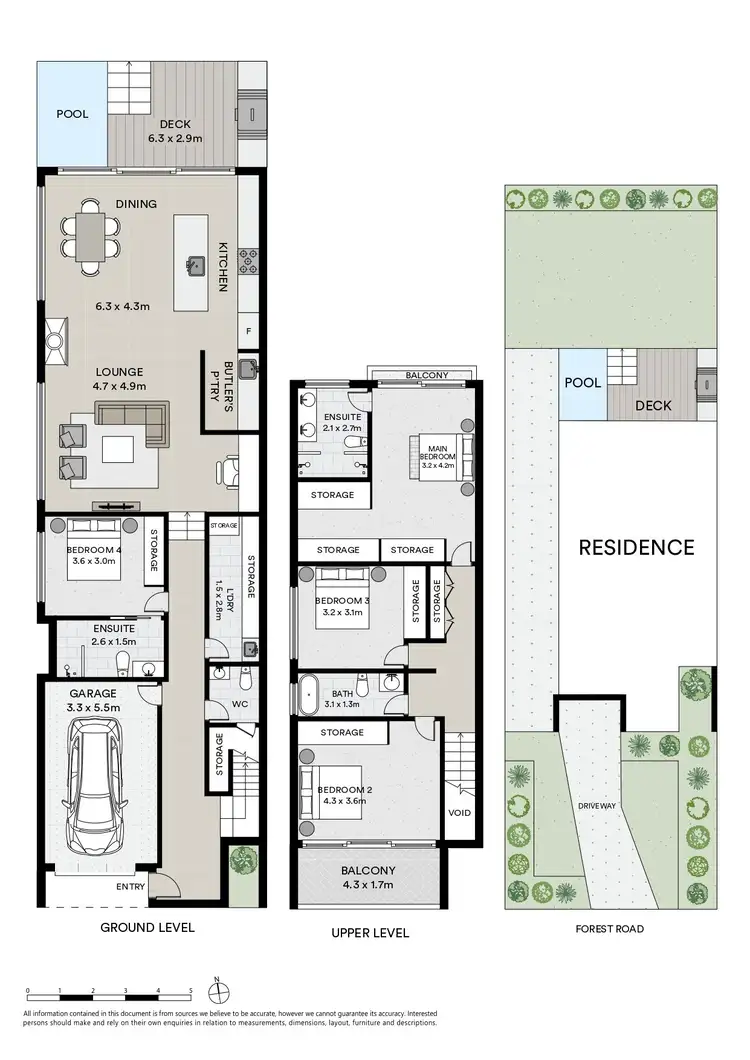 Floorplan of Homely semi-detached listing, 27B Forest Road, Yowie Bay NSW 2228