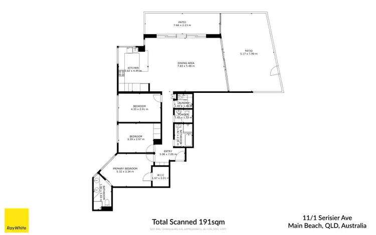 Floorplan of Homely apartment listing, 11/1 Serisier Avenue, Main Beach QLD 4217