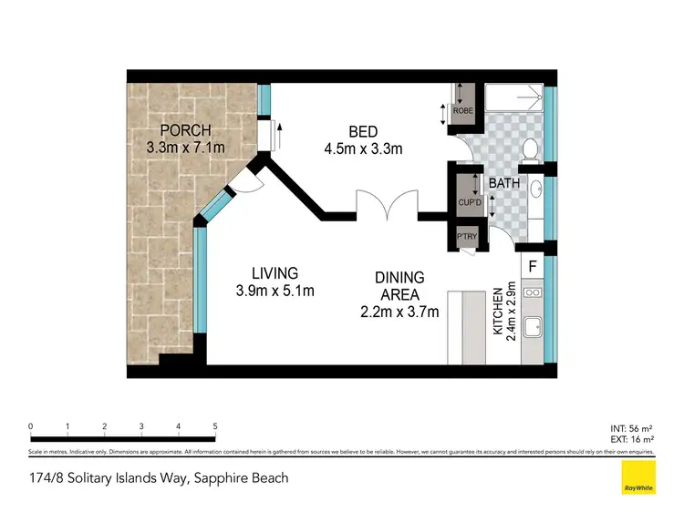 Floorplan of Homely villa listing, 174/8 Solitary Islands Way, Sapphire Beach NSW 2450