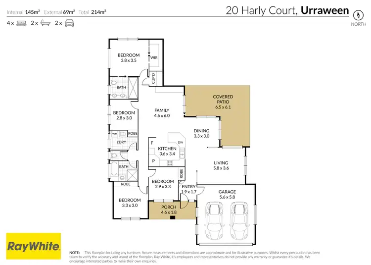 Floorplan of Homely house listing, 20 Harly Court, Urraween QLD 4655