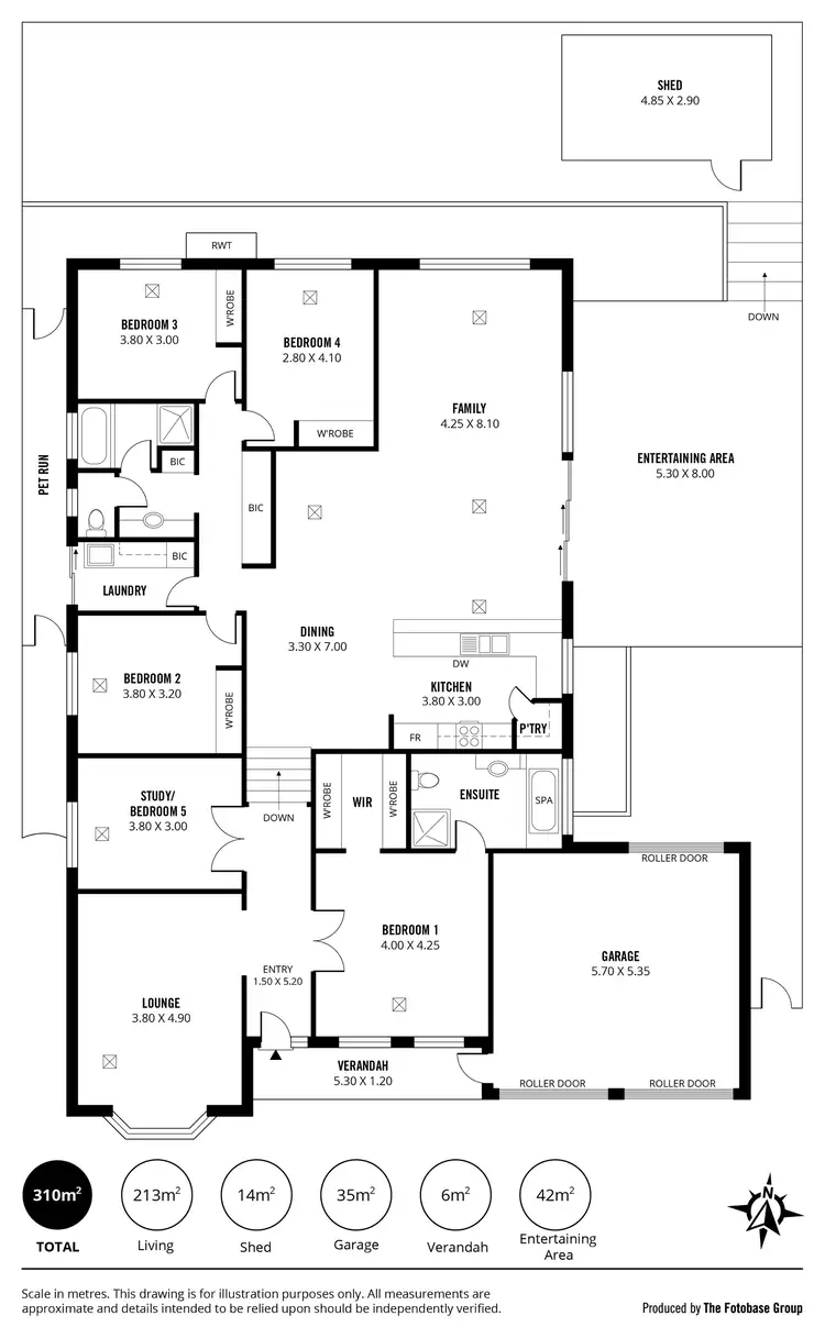 Floorplan of Homely house listing, 7 Thomas Way, Hallett Cove SA 5158