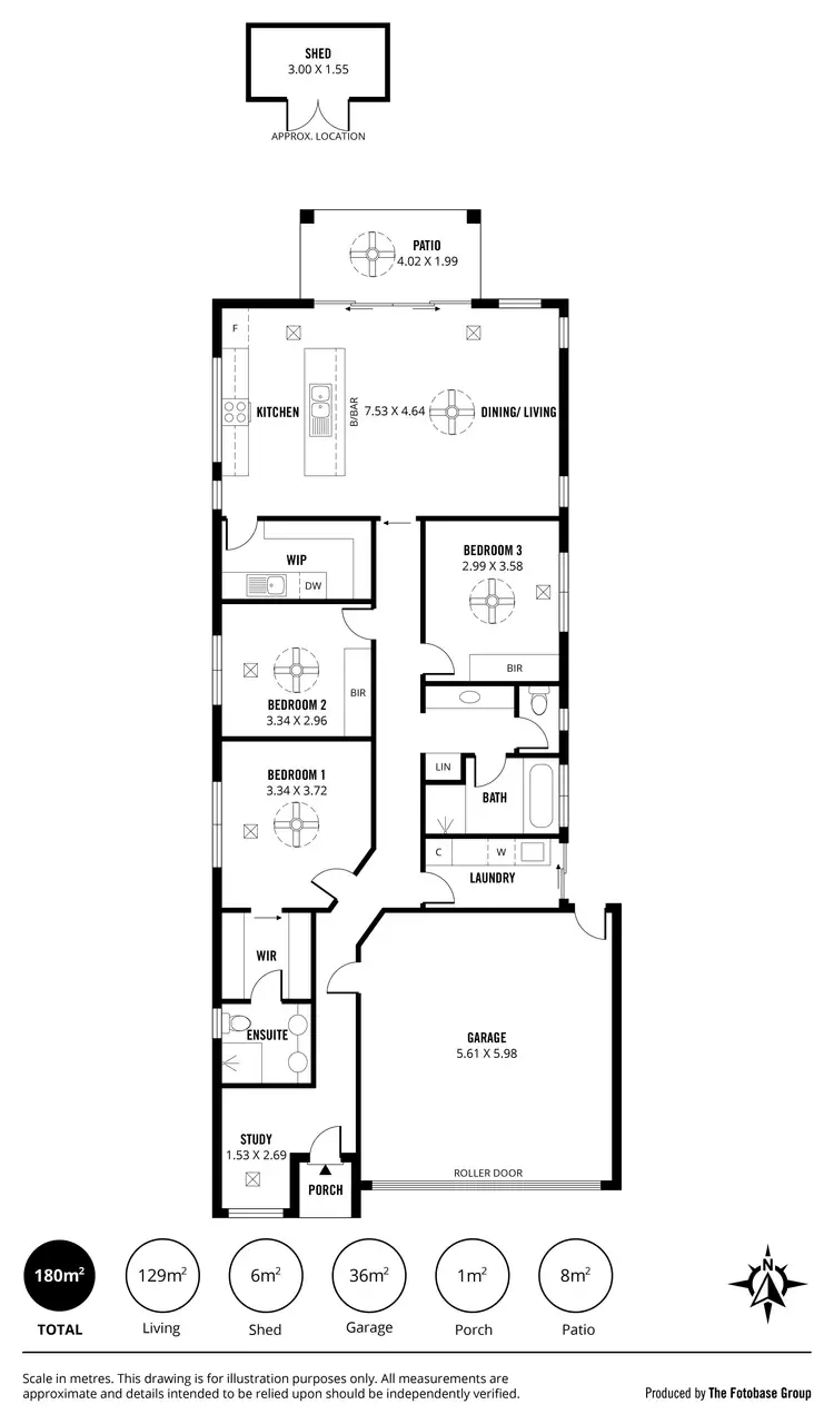 Floorplan of Homely house listing, 13 Yandra Street, Taperoo SA 5017