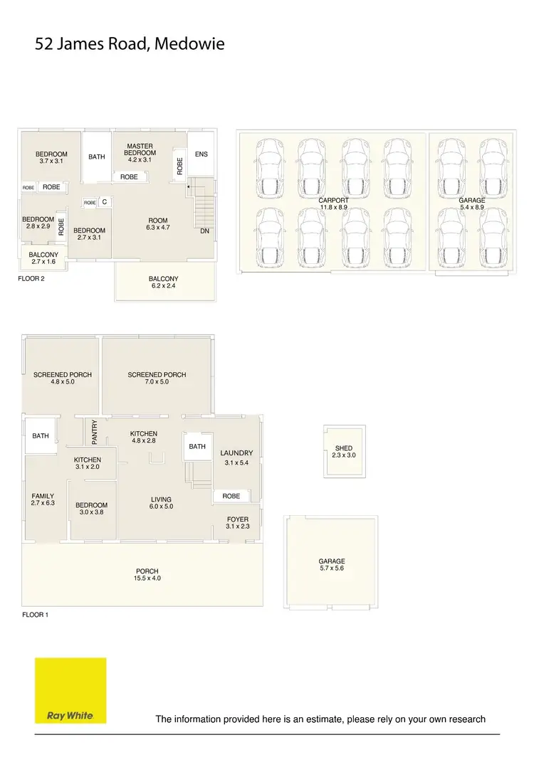 Floorplan of Homely house listing, 52 James Road, Medowie NSW 2318