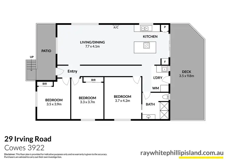 Floorplan of Homely house listing, 29 Irving Road, Cowes VIC 3922