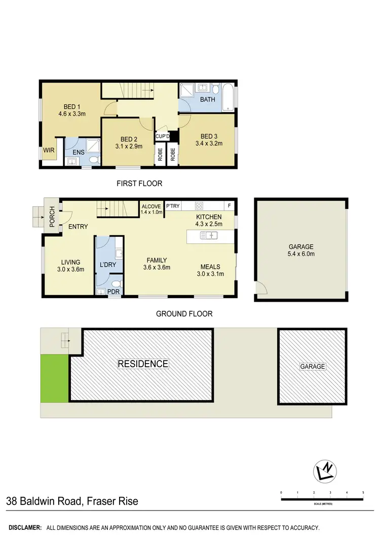 Floorplan of Homely townhouse listing, 38 Baldwin Road, Fraser Rise VIC 3336
