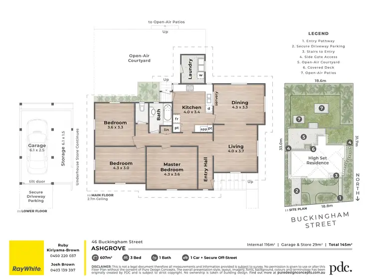 Floorplan of Homely house listing, 46 Buckingham Street, Ashgrove QLD 4060