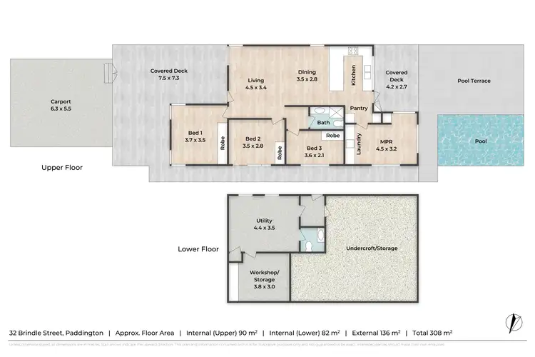Floorplan of Homely house listing, 32 Brindle Street, Paddington QLD 4064