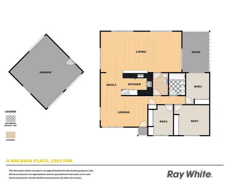 Floorplan of Homely house listing, 9 Arcadia Place, Colyton NSW 2760