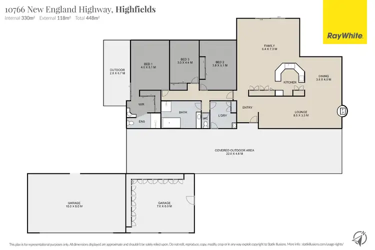 Floorplan of Homely house listing, 10766 New England Highway, Highfields QLD 4352