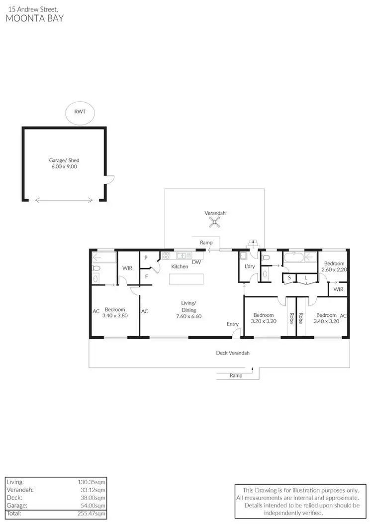 Floorplan of Homely house listing, 15 Andrew Street, Moonta Bay SA 5558