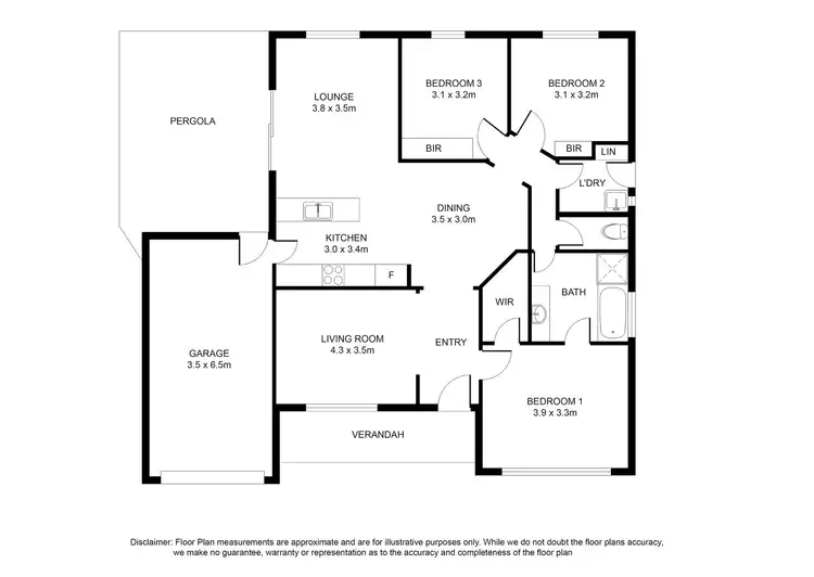 Floorplan of Homely house listing, 57 Willow Avenue, Mount Gambier SA 5290
