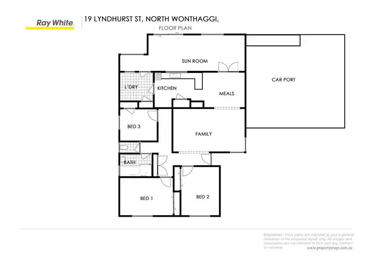 Floorplan of Homely house listing, 19 Lyndhurst Street, North Wonthaggi VIC 3995