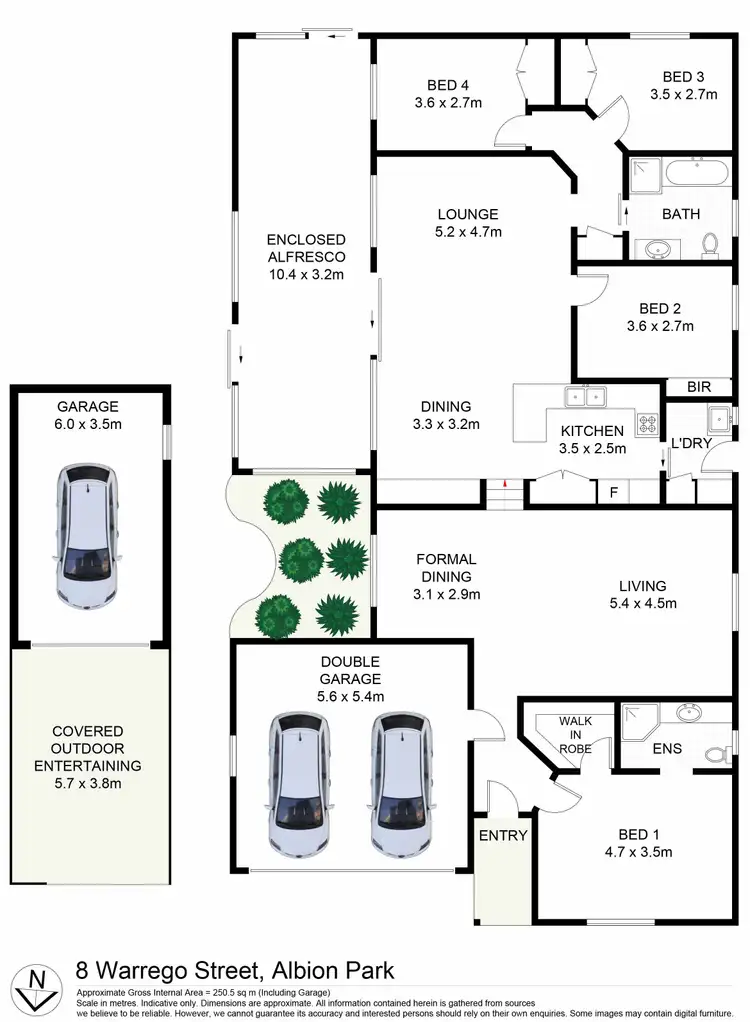 Floorplan of Homely house listing, 8 Warrego Street, Albion Park NSW 2527