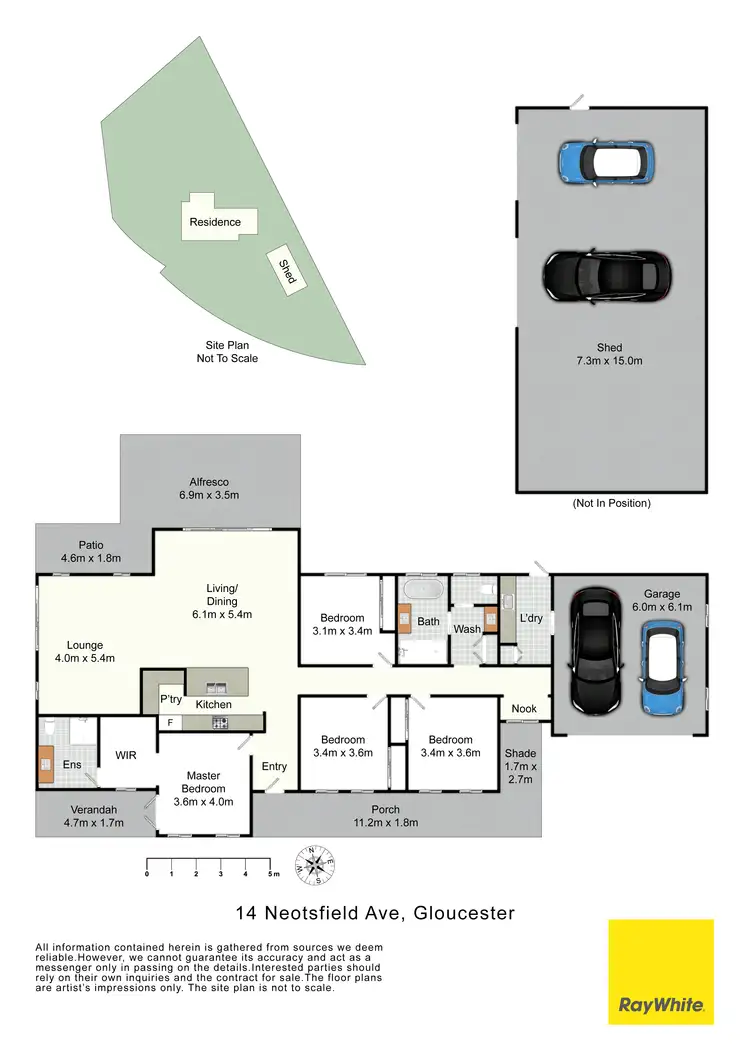 Floorplan of Homely other listing, 14 Neotsfield Avenue, Gloucester NSW 2422