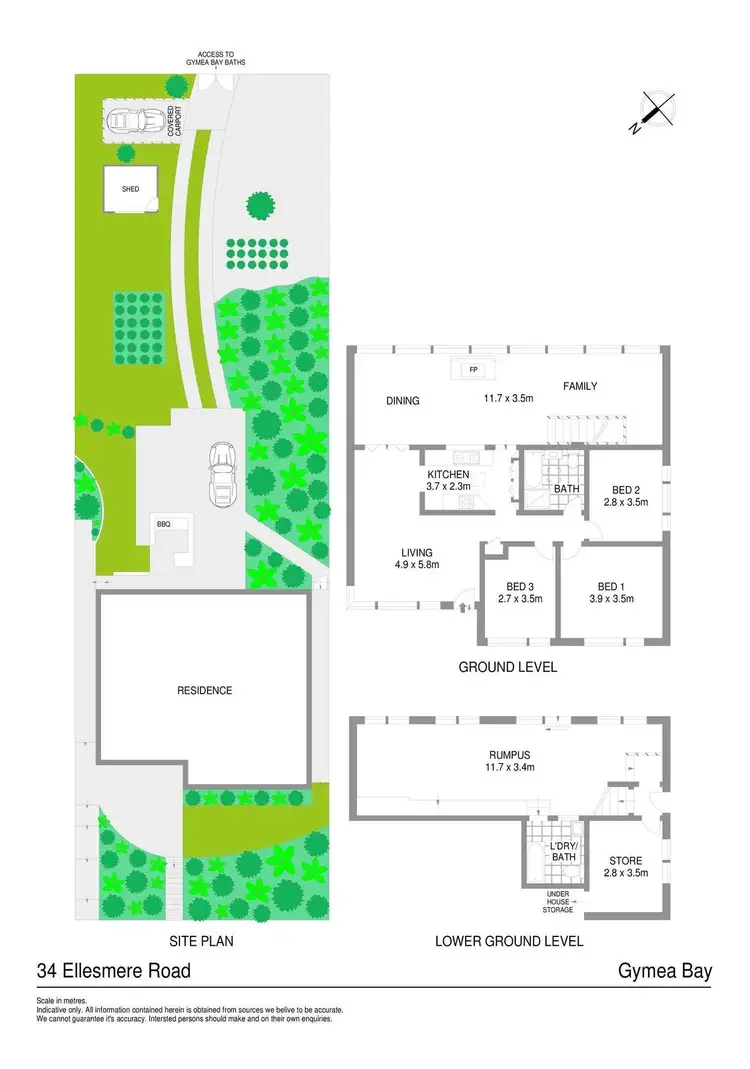 Floorplan of Homely house listing, 34 Ellesmere Road, Gymea Bay NSW 2227