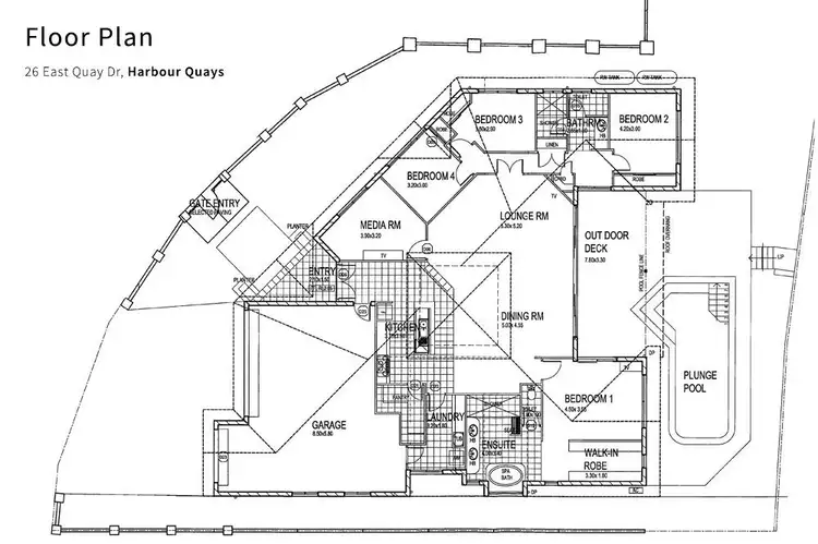 Floorplan of Homely house listing, 26 East Quay Drive, Biggera Waters QLD 4216