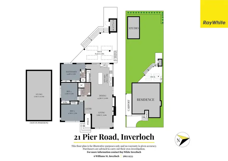 Floorplan of Homely house listing, 21 Pier Road, Inverloch VIC 3996