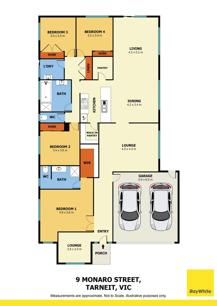 Floorplan of Homely house listing, 9 Monaro Street, Tarneit VIC 3029