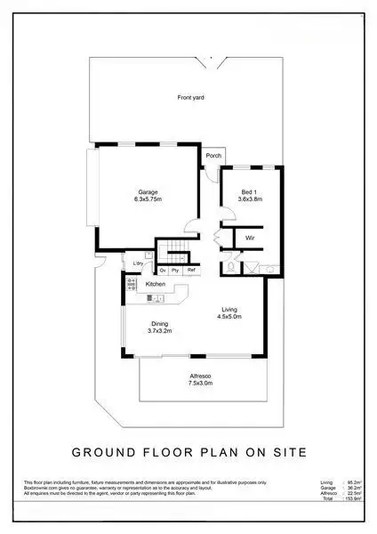 Floorplan of Homely house listing, 178 Forrest Street, Fremantle WA 6160