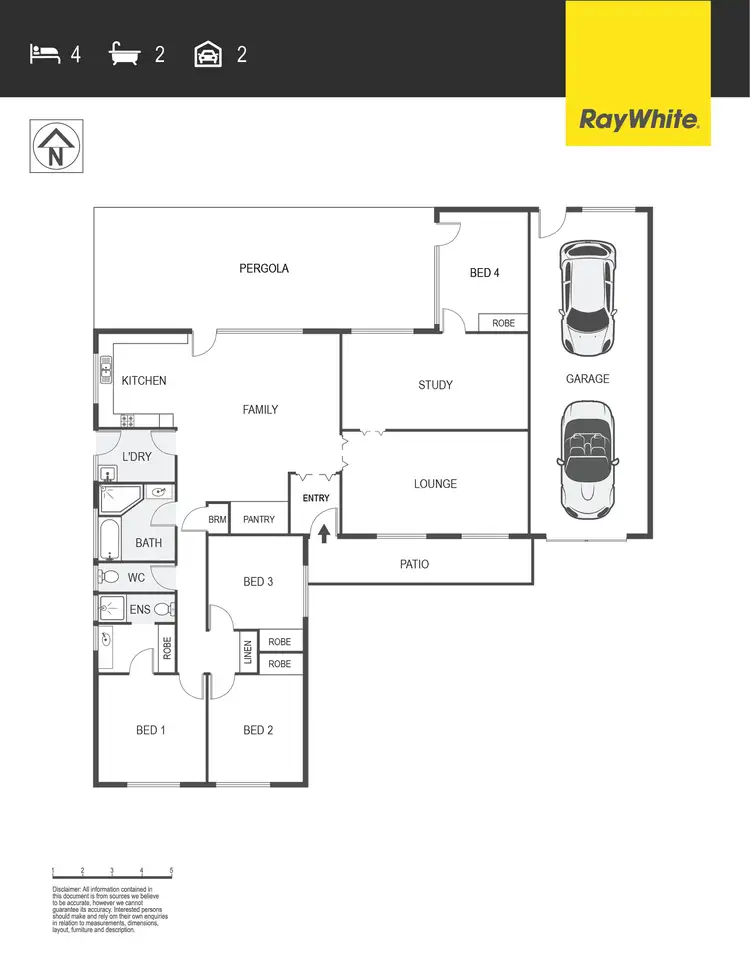 Floorplan of Homely house listing, 17 Lind Close, Fraser ACT 2615