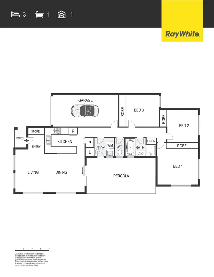 Floorplan of Homely house listing, 23 John Holt Street, Macgregor ACT 2615