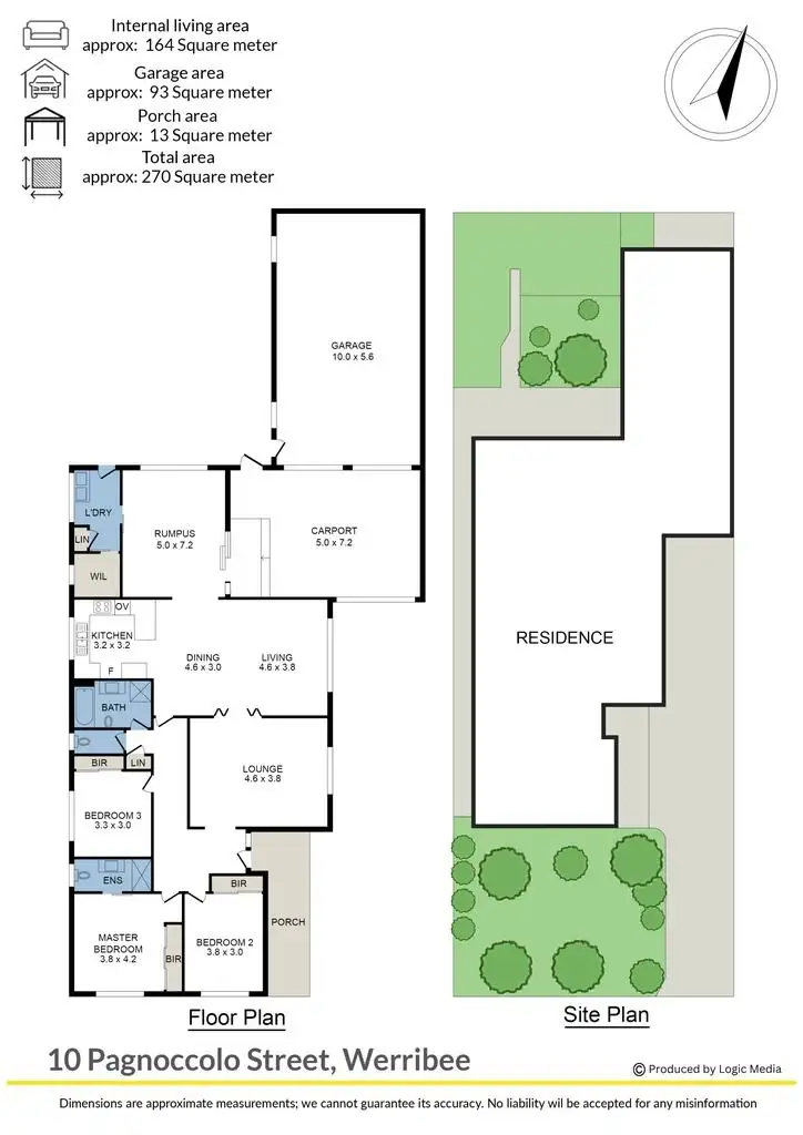 Floorplan of Homely house listing, 10 Pagnoccolo Street, Werribee VIC 3030