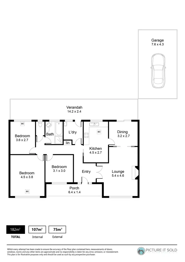Floorplan of Homely house listing, 12 Fowler Avenue, Flinders Park SA 5025