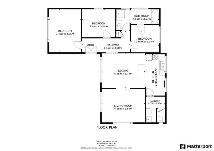 Floorplan of Homely house listing, 26 Cumnock Road, Lake Boga VIC 3584