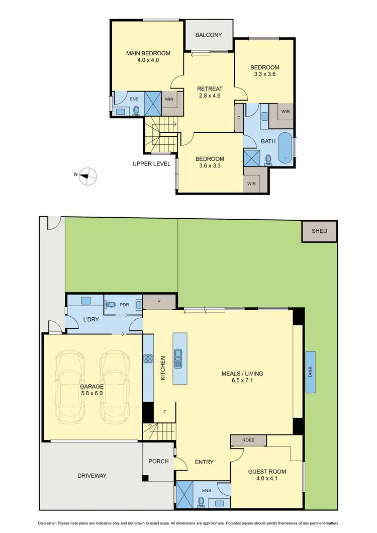 Floorplan of Homely townhouse listing, 2A Ophir Street, Broadmeadows VIC 3047