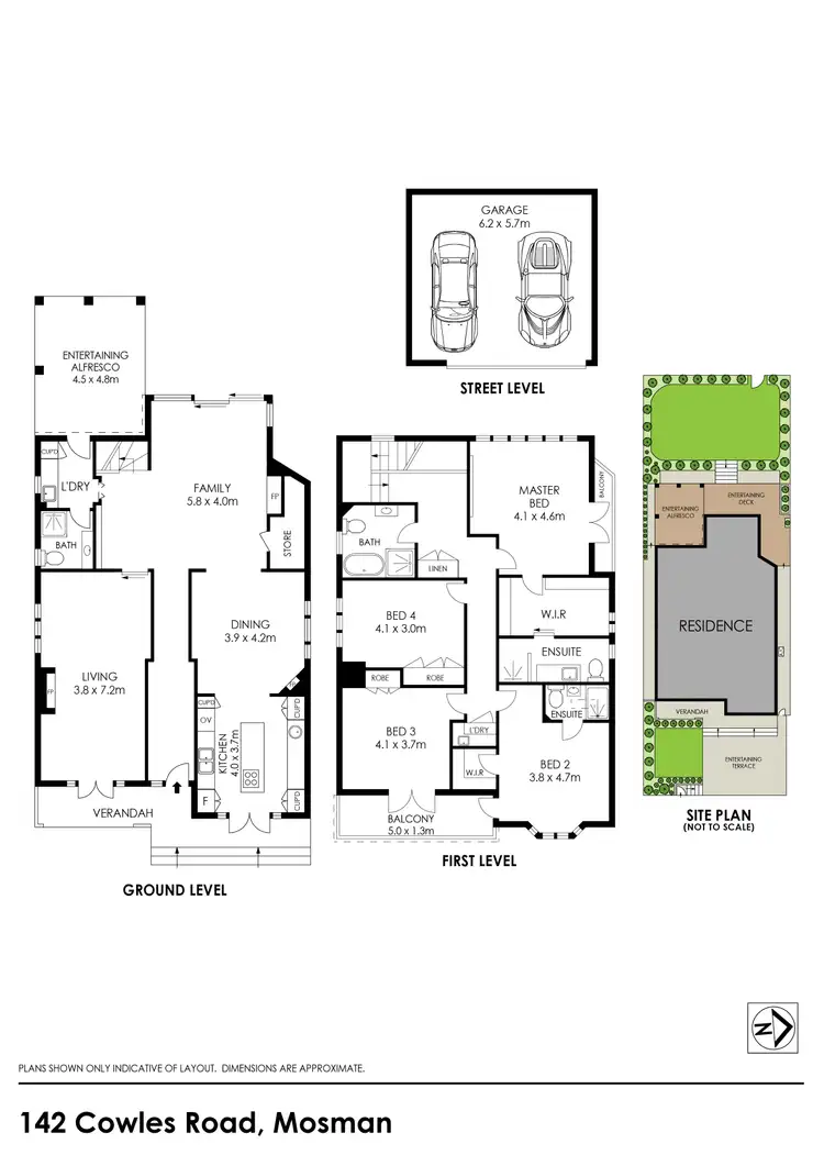 Floorplan of Homely house listing, 142 Cowles Road, Mosman NSW 2088