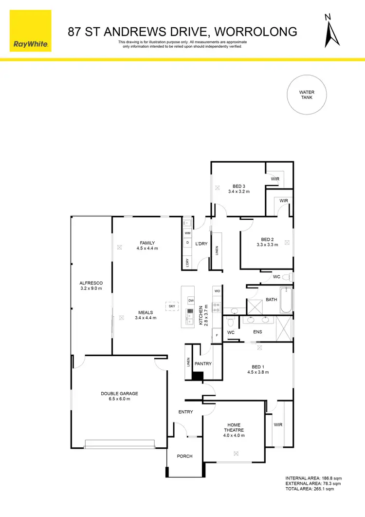 Floorplan of Homely house listing, 87 St Andrews Drive, Worrolong SA 5291