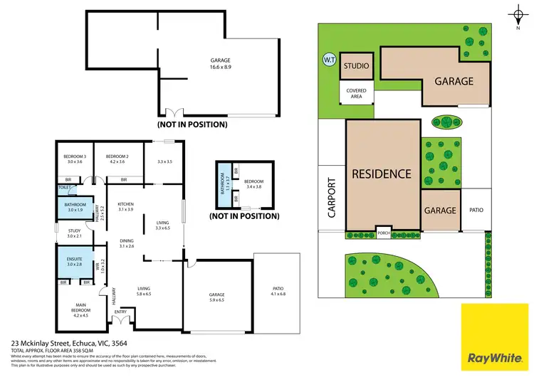 Floorplan of Homely house listing, 23 McKinlay Street, Echuca VIC 3564