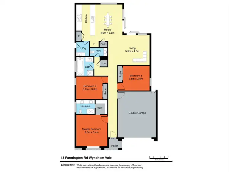 Floorplan of Homely house listing, 13 Farmington Road, Wyndham Vale VIC 3024
