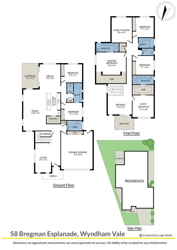 Floorplan of Homely house listing, 58 Bregman Esplanade, Manor Lakes VIC 3024