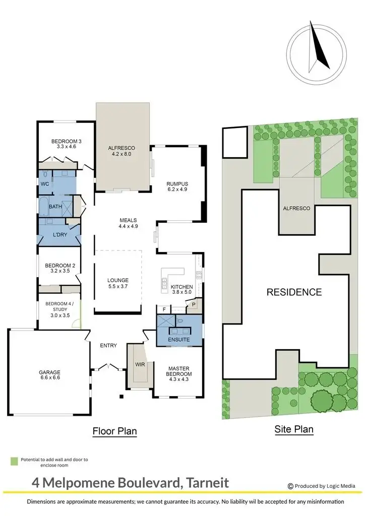 Floorplan of Homely house listing, 4 Melpomene Boulevard, Tarneit VIC 3029