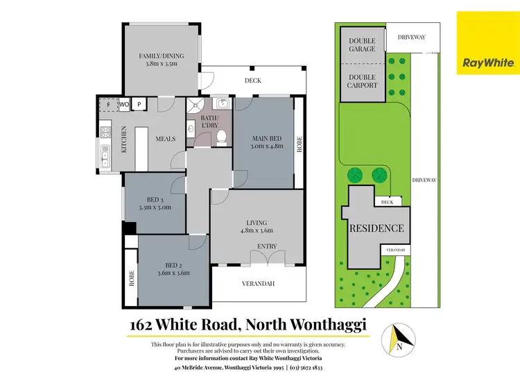 Floorplan of Homely house listing, 162 White Road, North Wonthaggi VIC 3995