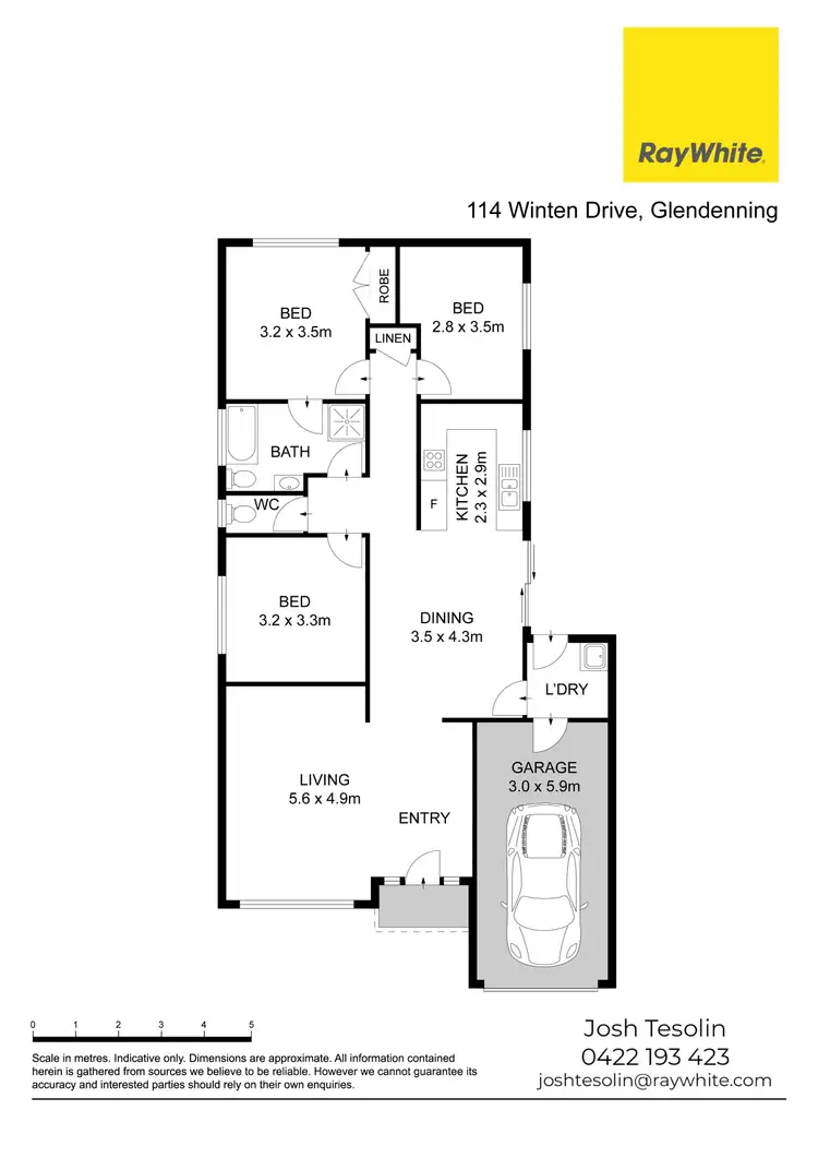 Floorplan of Homely house listing, 114 Winten Drive, Glendenning NSW 2761