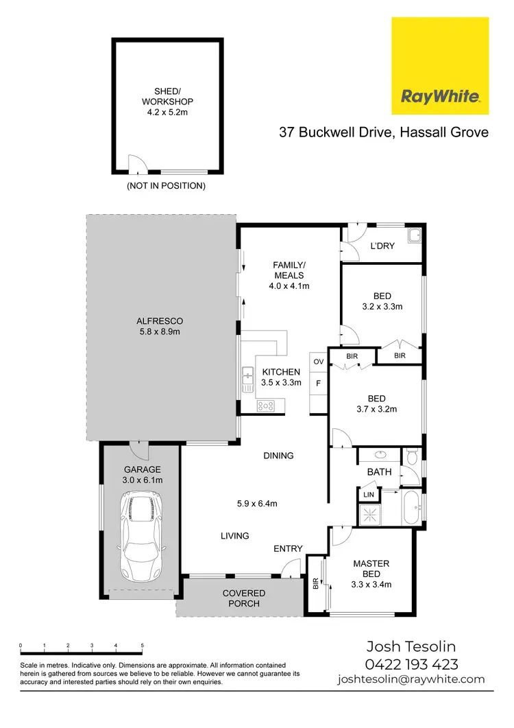 Floorplan of Homely house listing, 37 Buckwell Drive, Hassall Grove NSW 2761