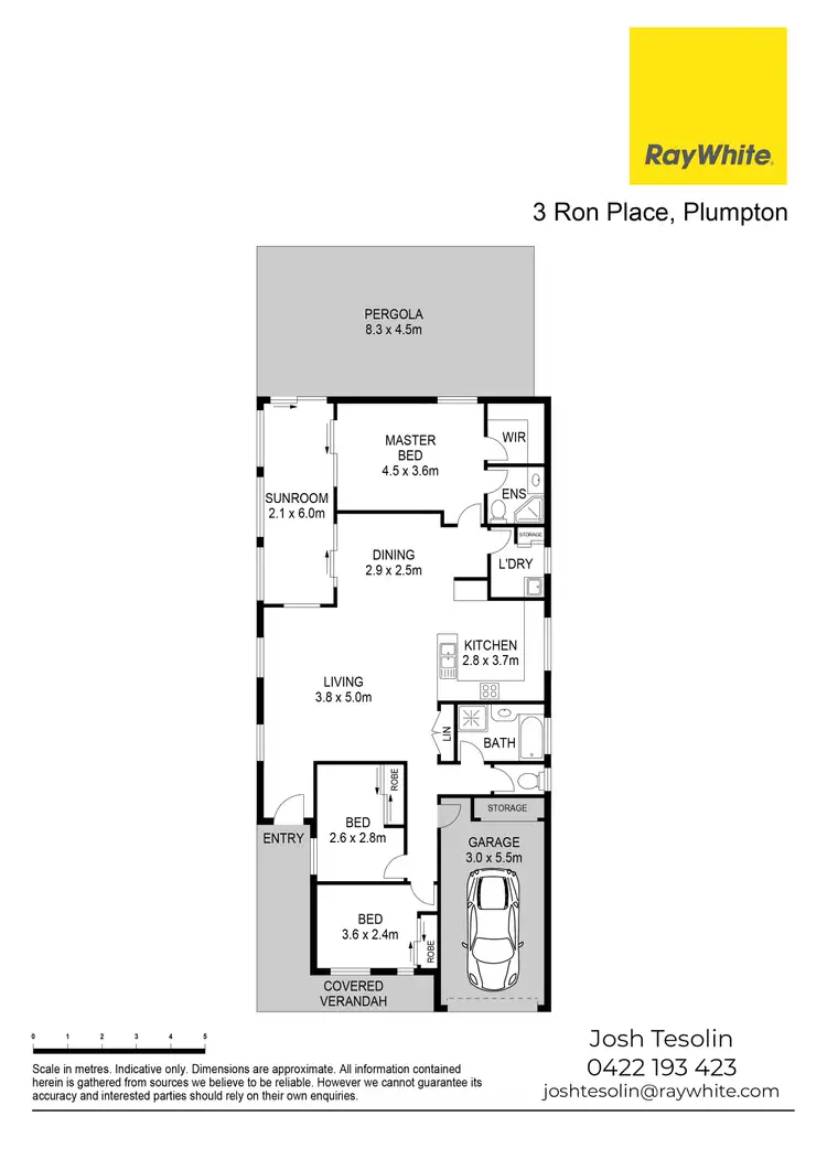 Floorplan of Homely house listing, 3 Ron Place, Plumpton NSW 2761