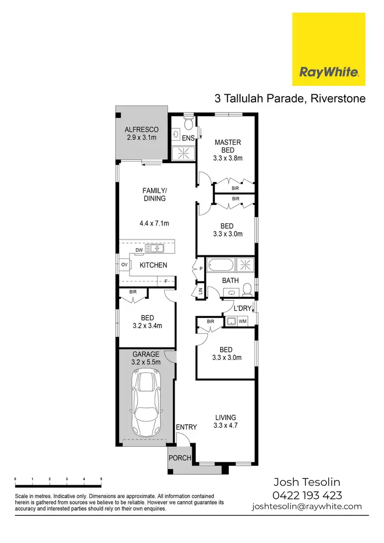 Floorplan of Homely house listing, 3 Tallulah Parade (Grantham Farm), Riverstone NSW 2765